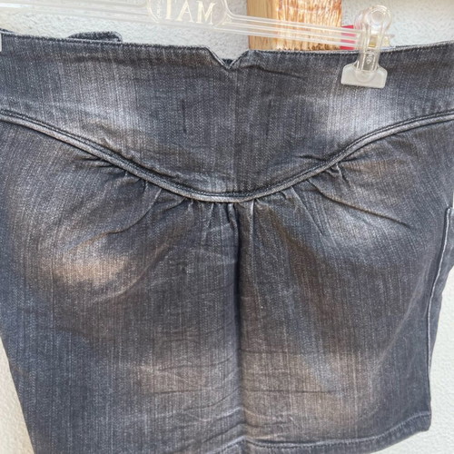Bershka mini denim skirt black like new, size S/XS