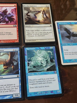 Magic: The Gathering set of 5 used cards