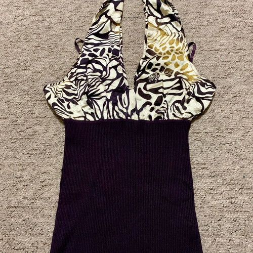Guess by Marciano colorful backless top new, size M