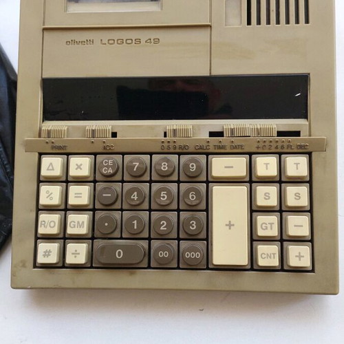 Olivetti Logos 49 calculator like new vintage with printer