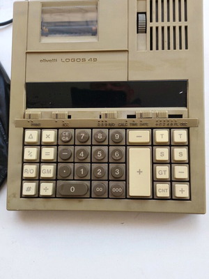 Olivetti Logos 49 calculator like new vintage with printer