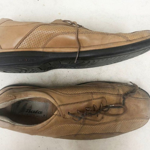 Bata men's shoes used, size 42, beige casual