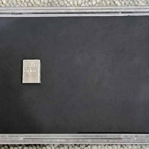 1g Palladium bar 999.5‰ Heraeus