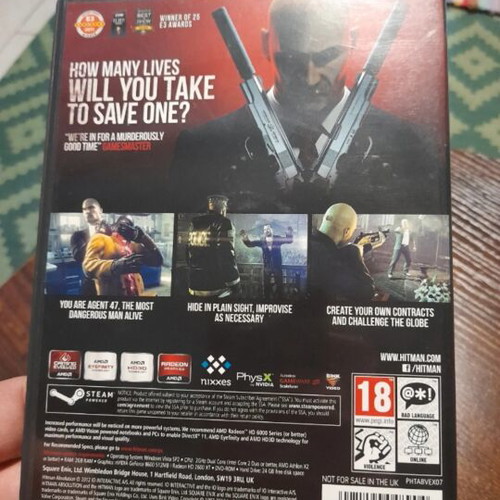 Hitman Absolution PC game like new