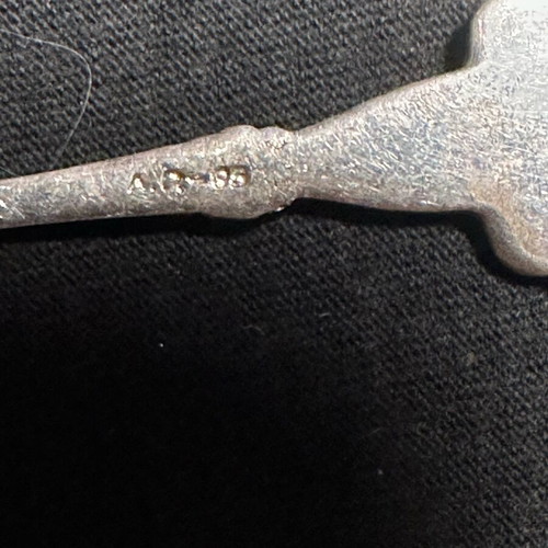 Souvenir spoons used, set of 3 European cities