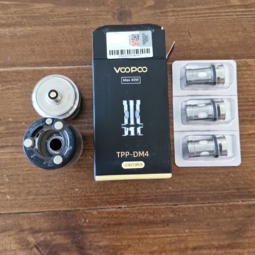 Voopoo TPP Vape Atomizer used, very good condition with 3 new coils
