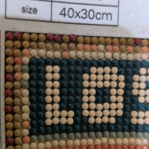Bead embroidery new, records and vinyl in photo