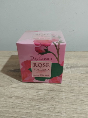 Day Cream with Natural Rose Water from Bulgaria new