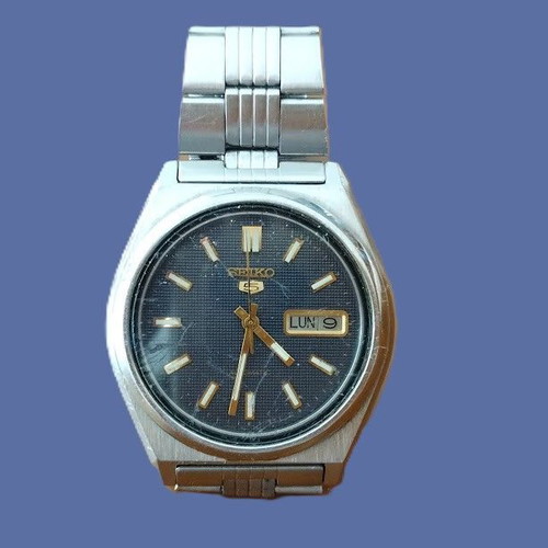 Seiko 5 Automatic men's watch like new, silver