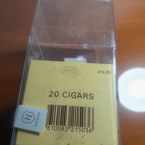 Plastic cigarette box used, collectible from Tsigarilos