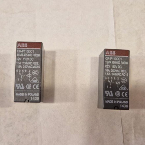 ABB CR-P110DC1 Interface Relays New Old Stock Pack of 10