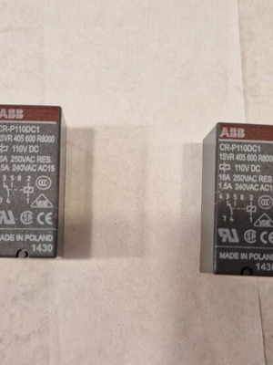 ABB CR-P110DC1 Interface Relays New Old Stock Pack of 10