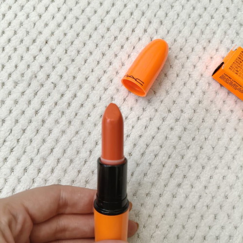 Mac Lustre Lipstick Electro vintage orange used