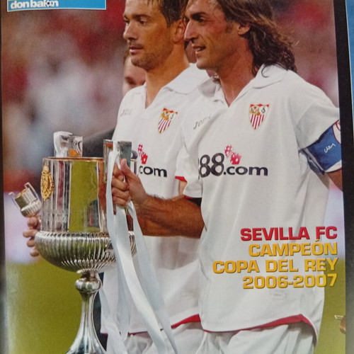 Don Balon magazine issue 25 1/7/2007 like new with Sevilla cup poster