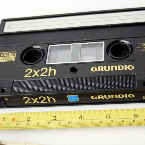 Vintage Grundig System Video 2000 Tape Cassette VCC 240 new 2x2h