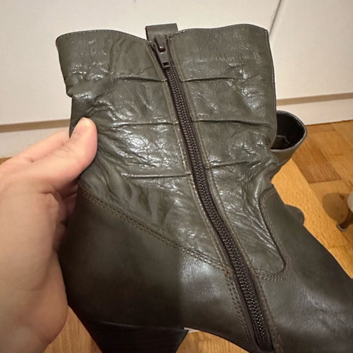 Boxer brown leather cowboy boots used, size 37