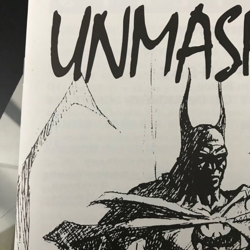 John Bolton Unmasked #1 Batman Man-Bat Preview Sketchbook new