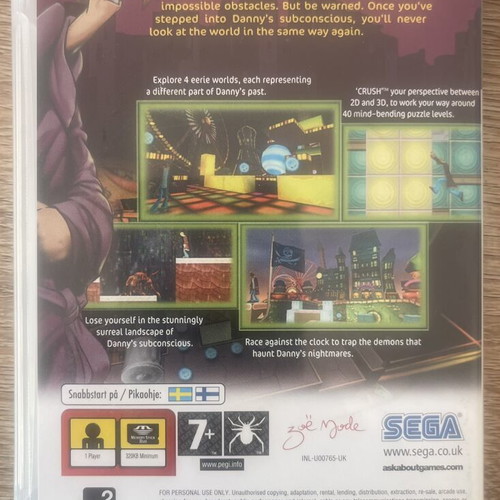 Crush PSP game by Sega