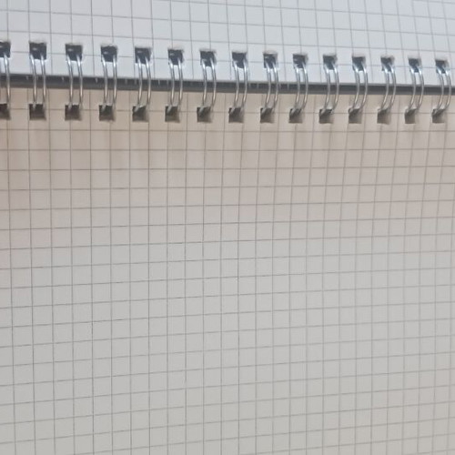 Notebook with small squares A5, 160 pages