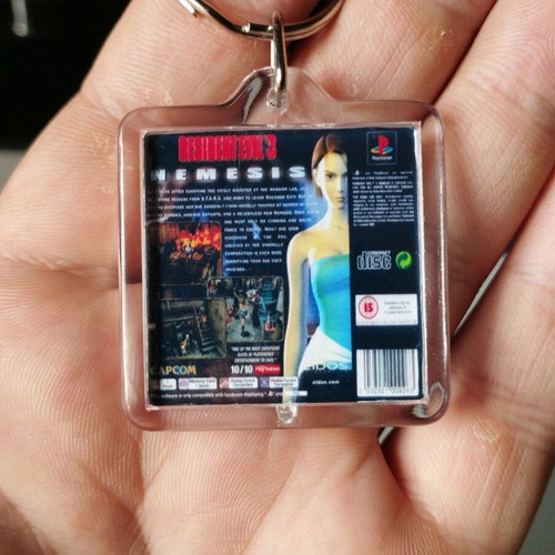 Resident Evil 3 Nemesis PS1 keychain new