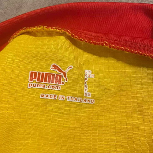Cameroon 06-08 Puma jersey used, yellow