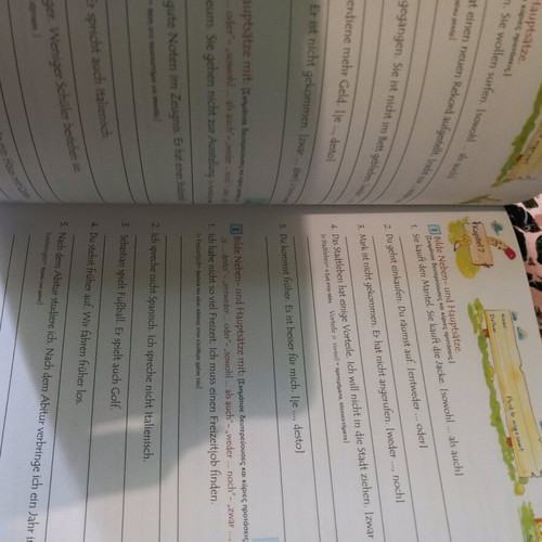 German language books used with notes