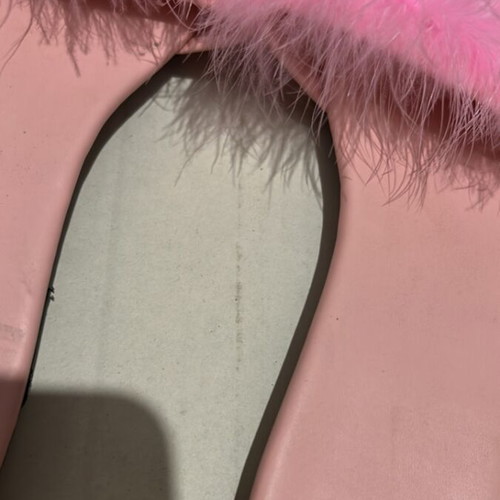 Modern women's slipper shoe used size 36 pink