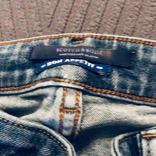 Scotch & Soda jeans and blouse used, size S, blue and pink