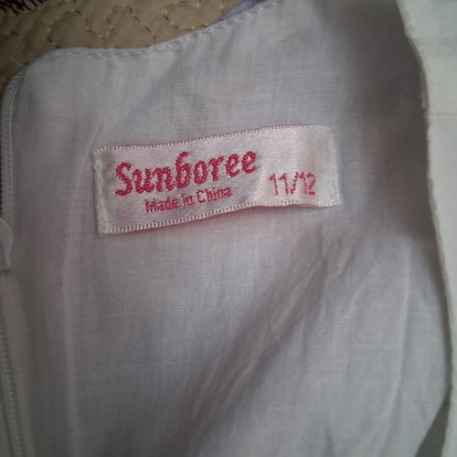 Girl's dress like new, multicolored, sizes 128-134 cm