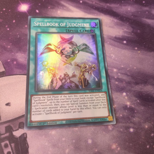 yugioh cards spellbook RC04-AE055 Spellbook of Judgment (QCSR) (Status A)