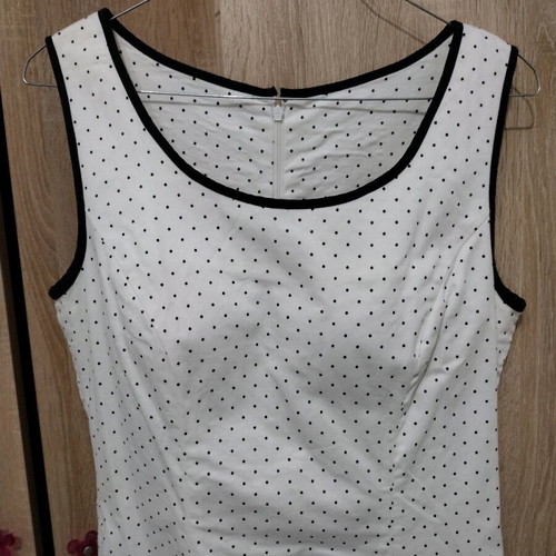 Cotton doll dress like new, polka dot, size M