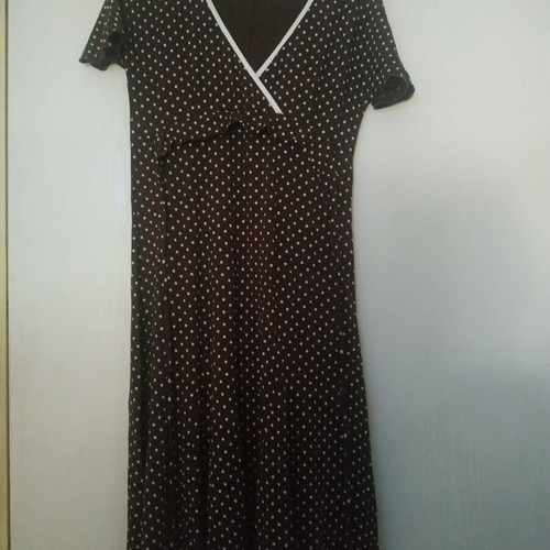 Dress brown color, size free size 2 new