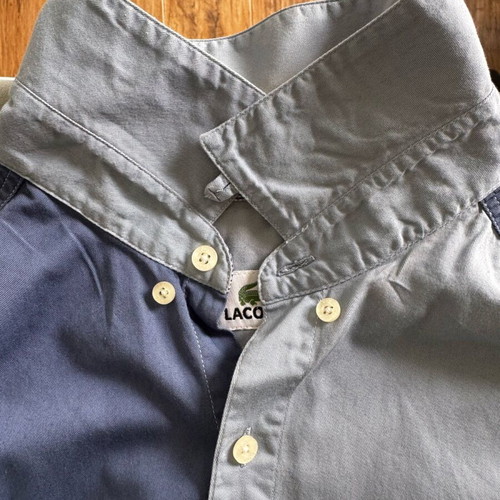 Lacoste unisex shirt two-tone size 40 in very good condition