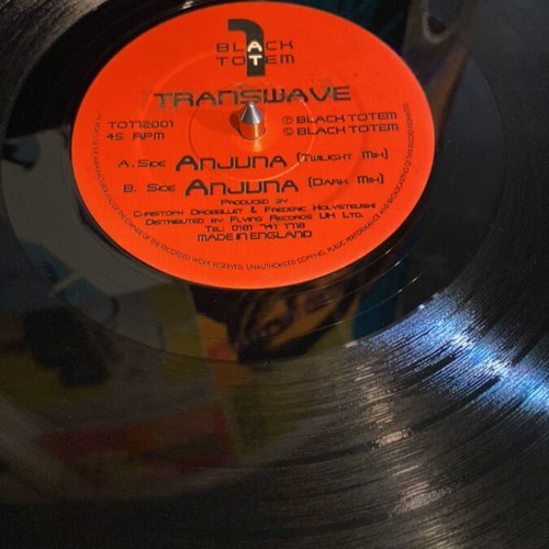 Goa trance record used, electronic genre