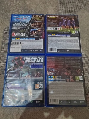 PlayStation 4 PS4 games bundle, 4 pieces
