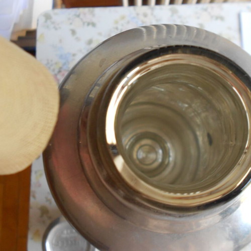 Ching Kiang thermos used vintage metal