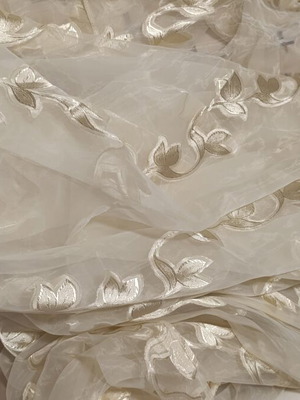 Curtain champagne color, like new, dimensions approx. 210x244 cm