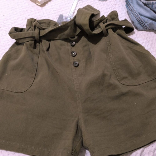 Rinascimento shorts used, green, size XS