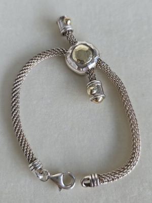 Silver 925 and Gold 585 Bracelet