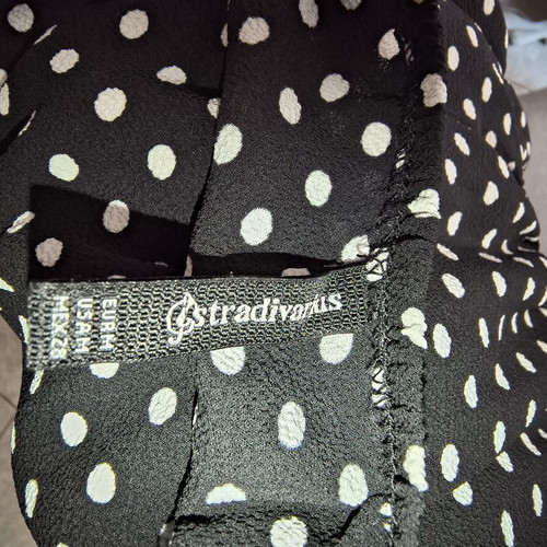 Stradivarius One-Piece Shorts Size M Like New Black and White