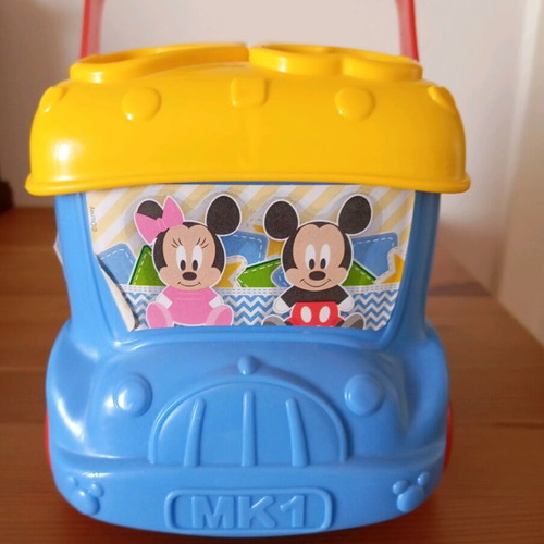 Mickey Mouse car with 9 blocks used
