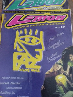 Lemon Magazine pack of 2 issues like new, 1997