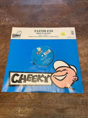 Faithless Don't Leave 12" βινύλιο μεταχειρισμένο, ηλεκτρονική