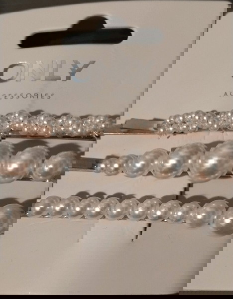 -%ΤΕΛΟΣ ΕΠΟΧΗΣ Έκπτώσεις!-%ONLY Pearls bridal hair accessories  Σετ Νυφικά Αξεσουαρ μαλλιων με περλε