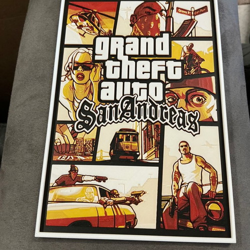 Grand Theft Auto San Andreas decorative item new, PLA
