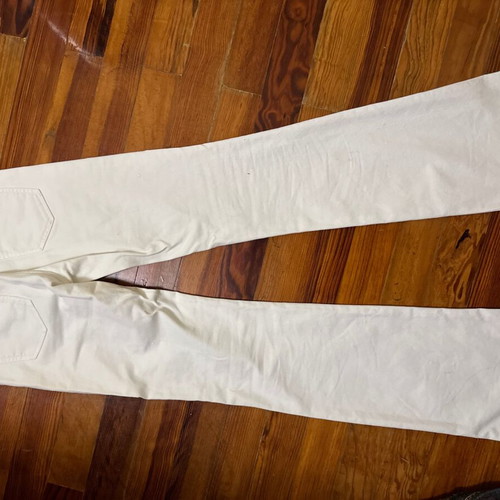 Massimo Dutti women's white bell-bottom pants like new, size 34