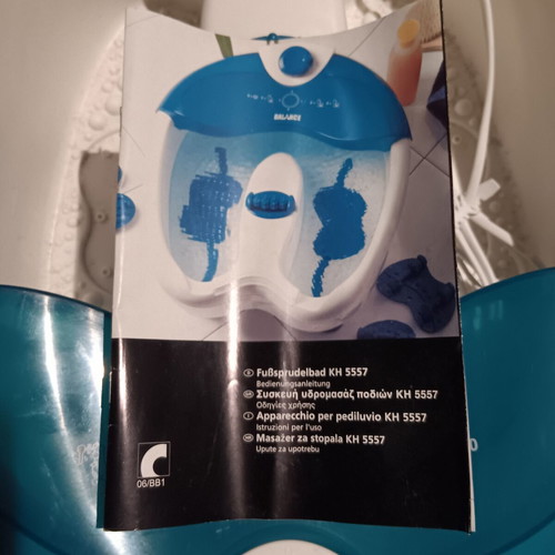 Foot spa massager device KH 5557 like new