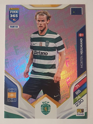 Κάρτα Panini FIFA 365 Andrenalyn XL 2026 Fans Favorite M.Hjulmand Sporting CP σαν καινούργιο