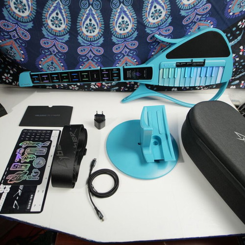 Cyber-G Hybrid Smart Electronic Guitar with Keys new