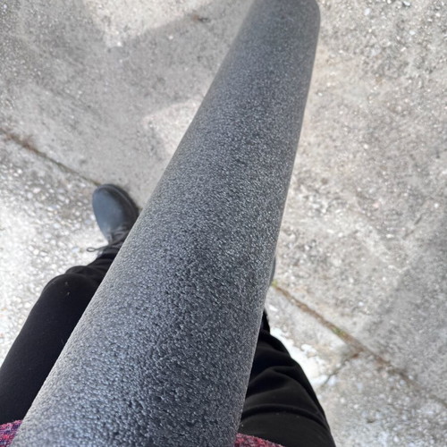 GAIAM Foam Roller 90cm new, massage roller for yoga charcoal